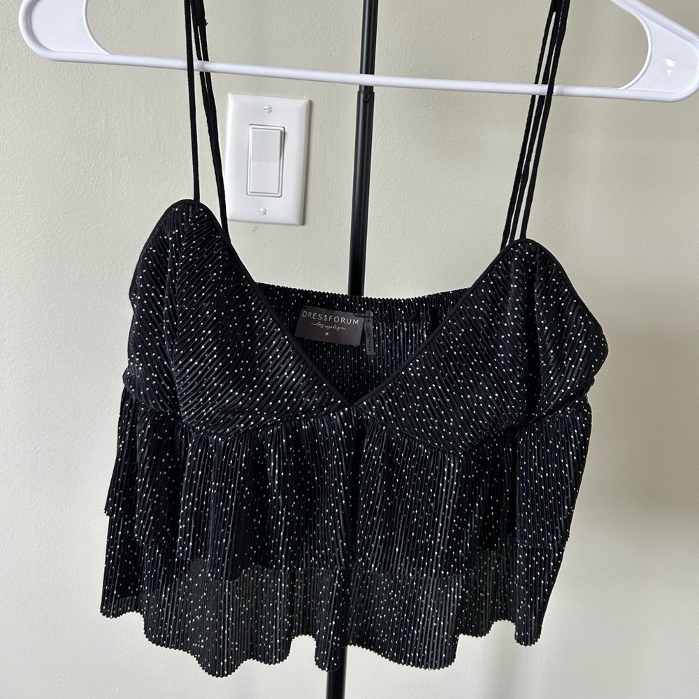 Polka Dot Cropped Top